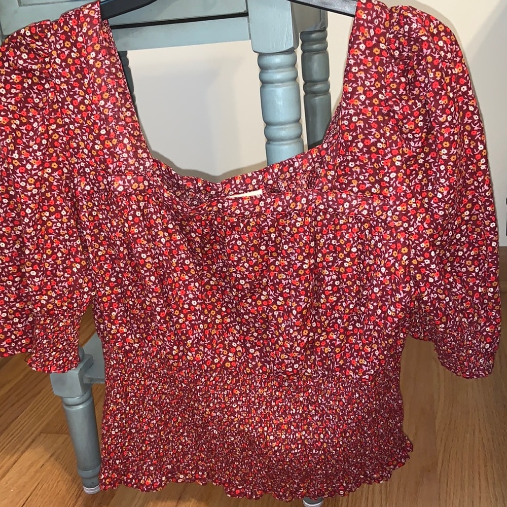 Floral crop top